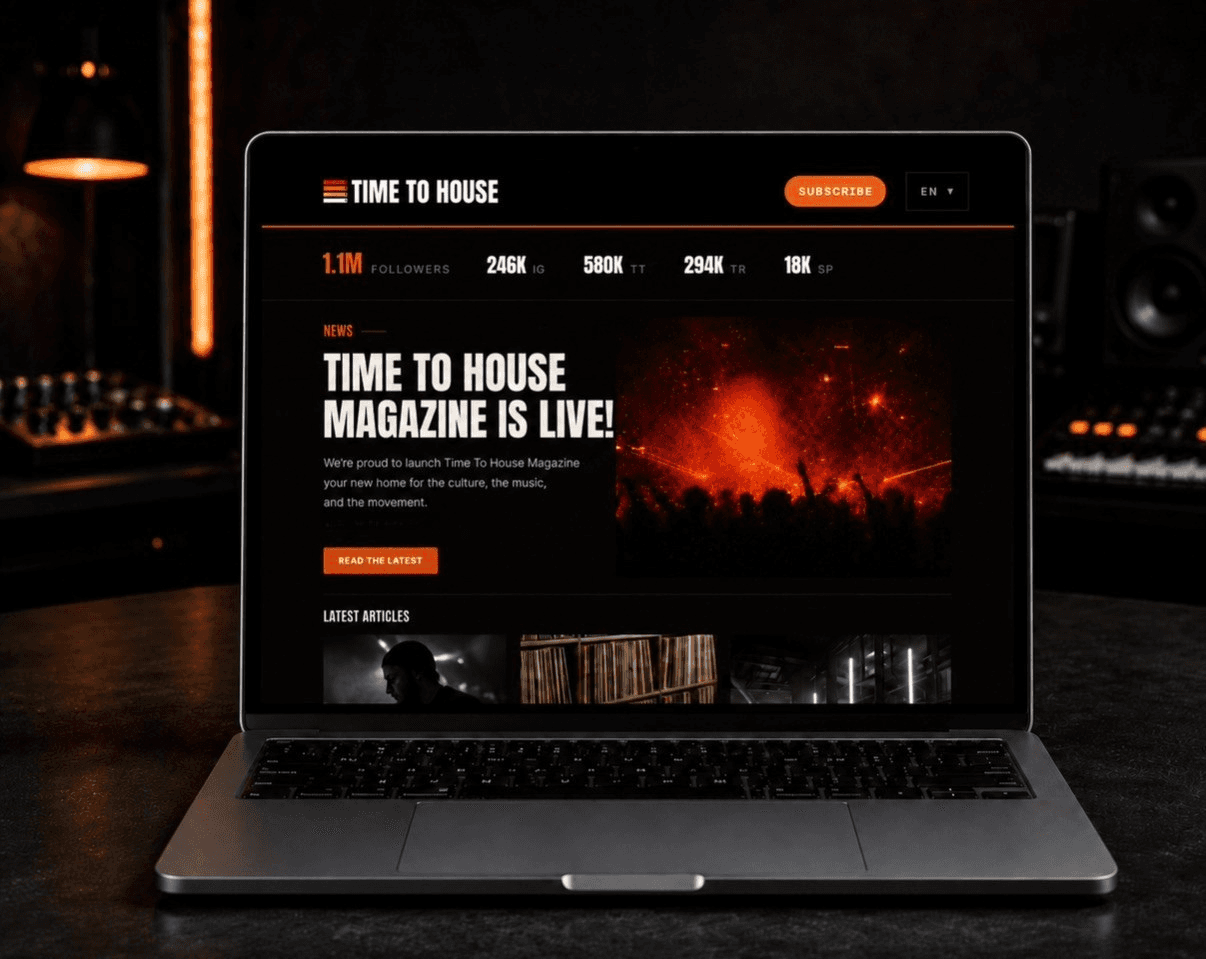 Time To House Magazine is live!