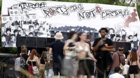 France's free party movement is fighting the Ripost anti-rave bill with sound trucks in 30 cities