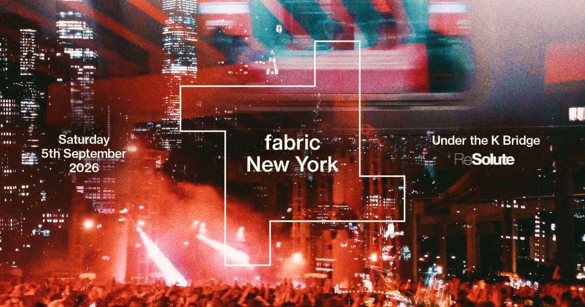 fabric Is Bringing Its Audiovisual Show to New York for the First Time, Jeff Mills and Helena Hauff at Under the K Bridge