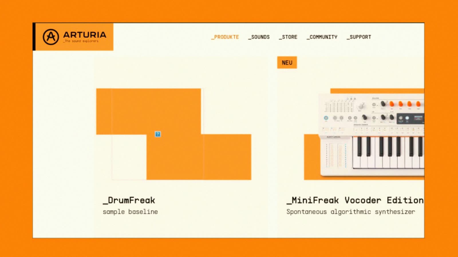 Arturia DrumFreak leak: a sample-based drum machine joins the Freak family