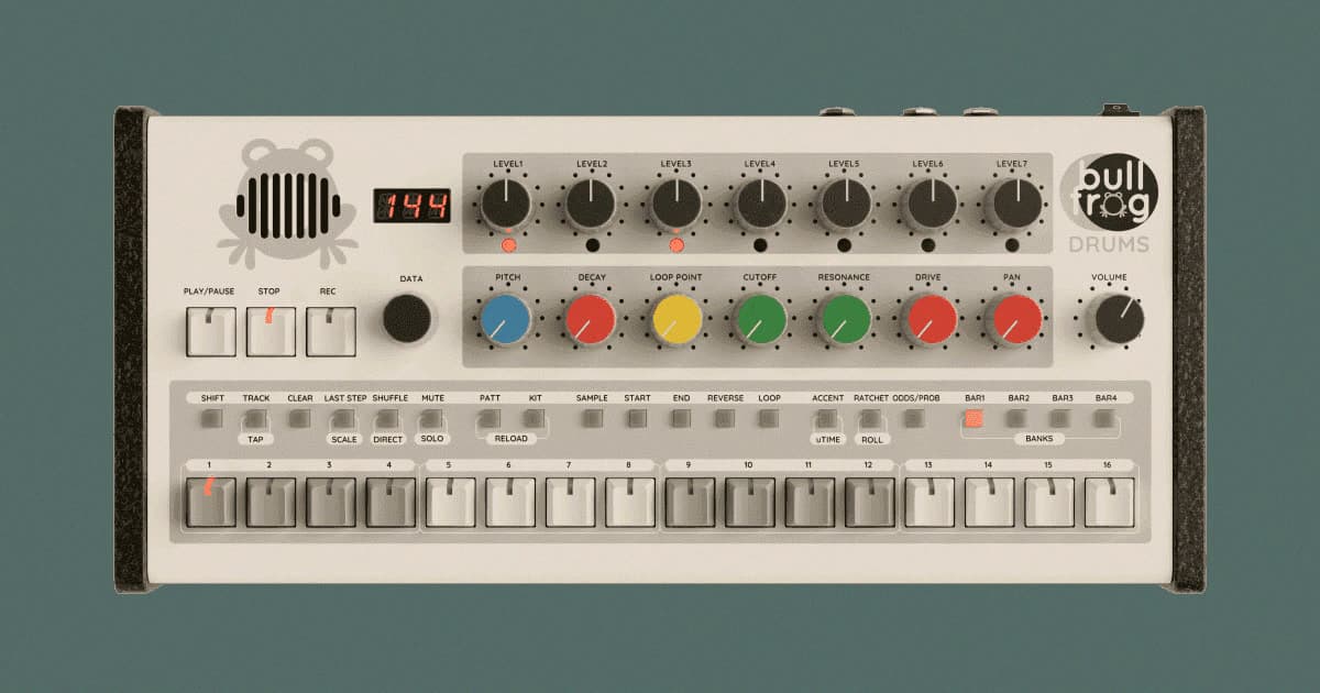 Richie Hawtin's Bullfrog Drums Is a 7-Voice Sampler Built to Teach You the Box