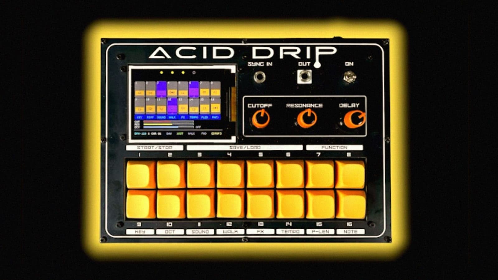 Acid Drip is a free, build-it-yourself 303 acid groovebox running on a cheap Raspberry Pi chip
