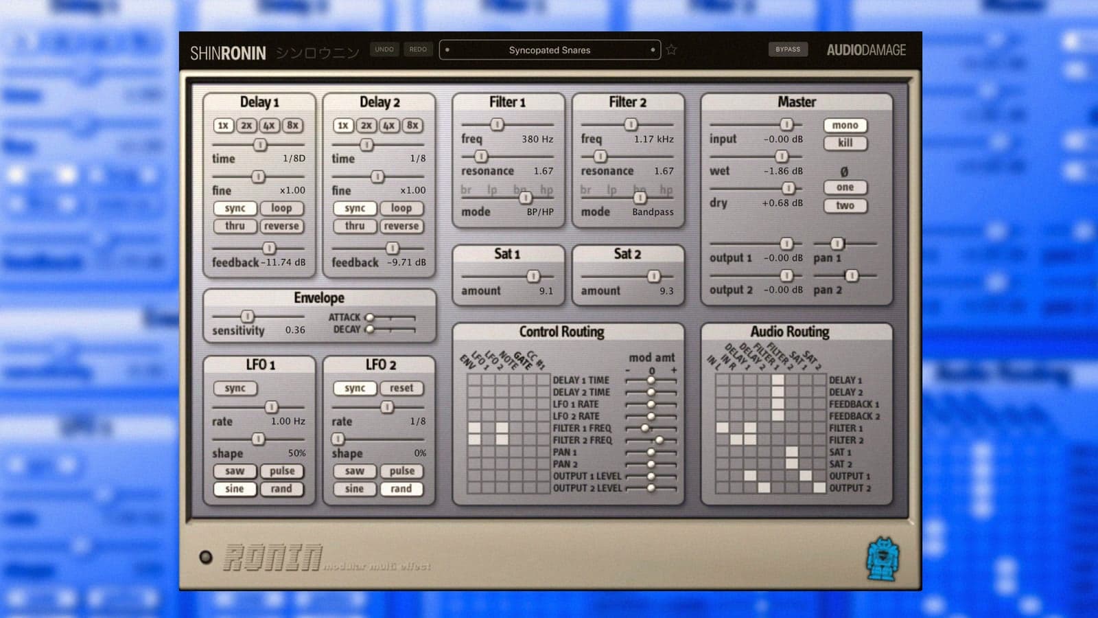 Audio Damage Brings Back ShinRonin, Its Cult 2003 Delay-Filter, and Makes It Free